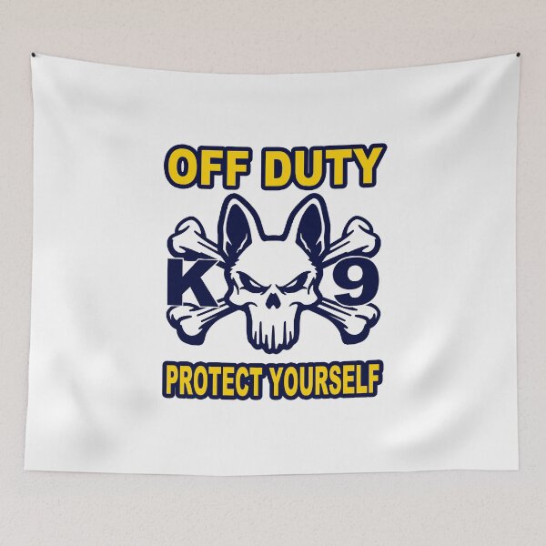 Item preview, Off Duty; K9 Dog; designed and sold by StickerApe.
