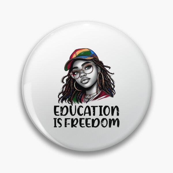 Item preview, Black History Teacher Education Is Freedom Nice Afro Women Gift designed and sold by Creat-Des.