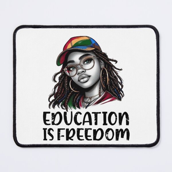 Item preview, Black History Teacher Education Is Freedom Nice Afro Women Gift designed and sold by Creat-Des.