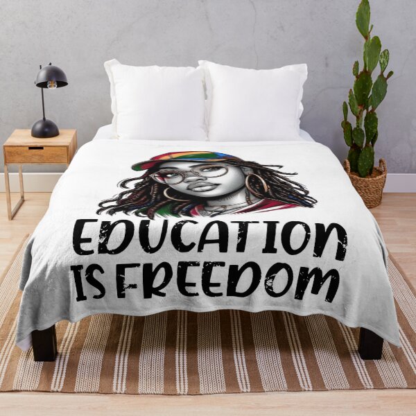 Item preview, Black History Teacher Education Is Freedom Nice Afro Women Gift designed and sold by Creat-Des.