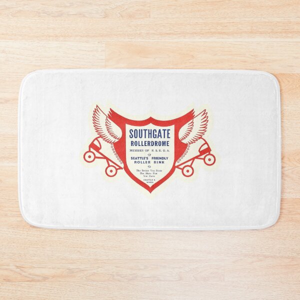 Item preview, Southgate Rollerdrome Seattle Washington Roller Skating Rink Sticker Decal Label Design 6 designed and sold by tislord.