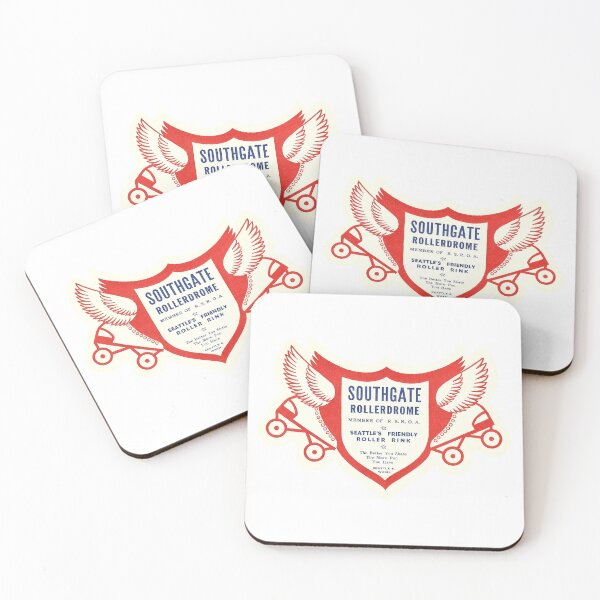Item preview, Southgate Rollerdrome Seattle Washington Roller Skating Rink Sticker Decal Label Design 6 designed and sold by tislord.