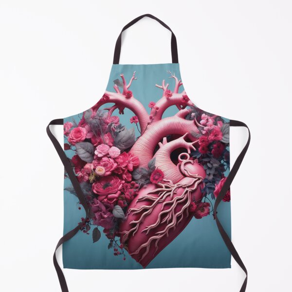Item preview, Heart of Nature: 3D Cardiac Bloom. Valentines day card. Anatomical heart with flowers. designed and sold by anytka.