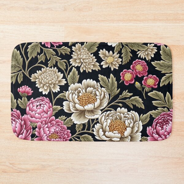 Item preview, Blossom trees with rose, peony, chrysanthemum. Jacobean embroidery style designed and sold by Giuseppe Cammino.