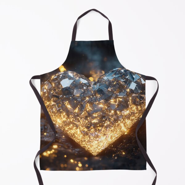 Item preview, Shiny heart crystal glows designed and sold by anytka.