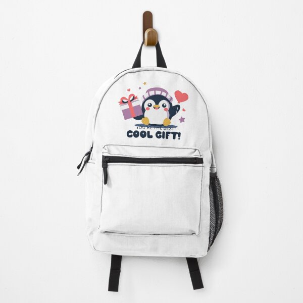 Item preview, Cute Penguin with Gift & Heart Balloon designed and sold by saraartjem.