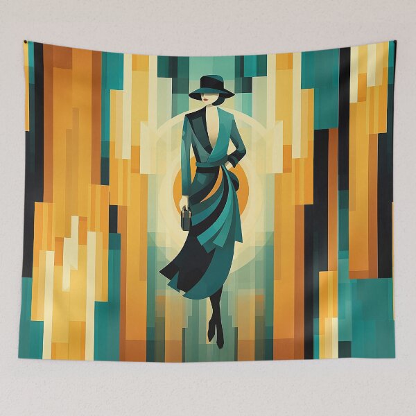 Item preview, Art deco woman 4 designed and sold by Made-by-Gus.