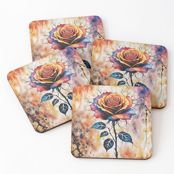 Item preview, Colourful Rose, Ai Generated Art  designed and sold by ACC .
