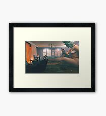 Democracy In Peril Framed Print