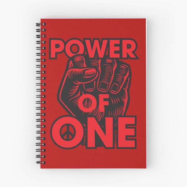 Item preview, Power Of One, Bold and Empowering Typographic Design designed and sold by TipTop GFX.
