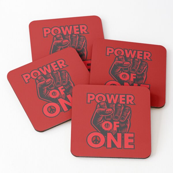 Item preview, Power Of One, Bold and Empowering Typographic Design designed and sold by TipTop GFX.