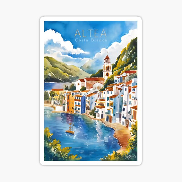 Item preview, Altea, a blend of historic beauty and a vibrant artistic atmosphere on Spain's Costa Blanca designed and sold by sirtonine.