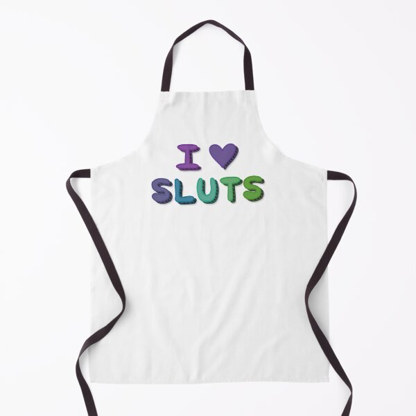 Item preview, I ♥ SLUTS designed and sold by PrintsOnThings Co.