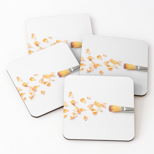 Item preview, Brush & dried petals on white designed and sold by anytka.