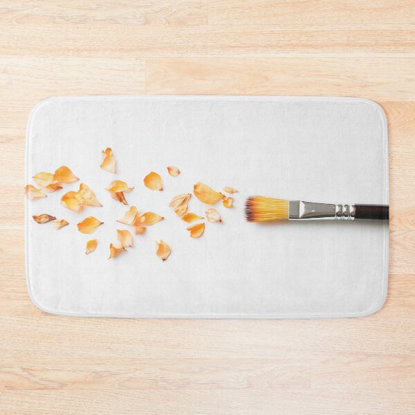 Item preview, Brush & dried petals on white designed and sold by anytka.