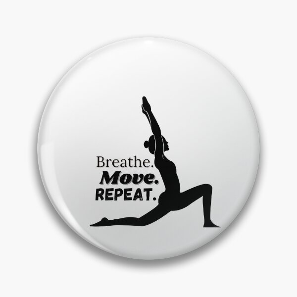 Item preview, Breathe. Move. Repeat.  designed and sold by ChiWellness Shop.