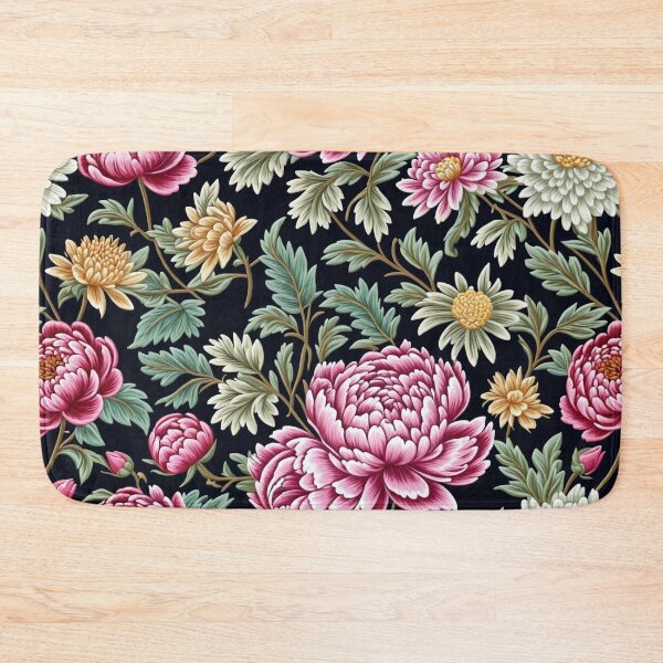 Item preview, Blossom trees with rose, peony, chrysanthemum. Jacobean embroidery style designed and sold by Giuseppe Cammino.