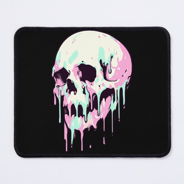Item preview, Melting Skull Art designed and sold by Emegan Print Art.