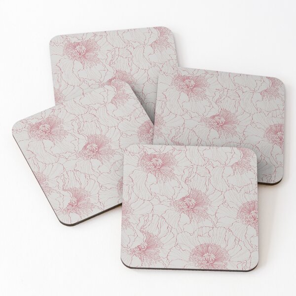 Item preview, Flower poppy background. Flourish tiled ornamental texture with flowers. Spring floral garden. designed and sold by MatyKotiv.