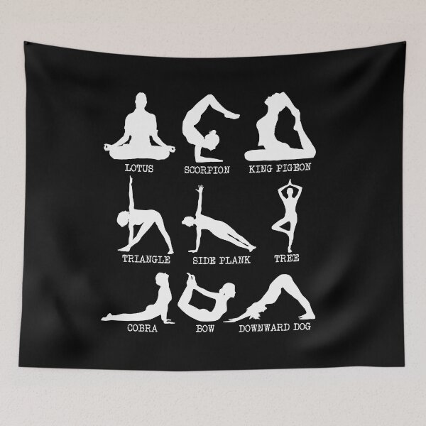 Item preview, Yoga Poses Funny Asana Yoga Lover designed and sold by PNGShop.