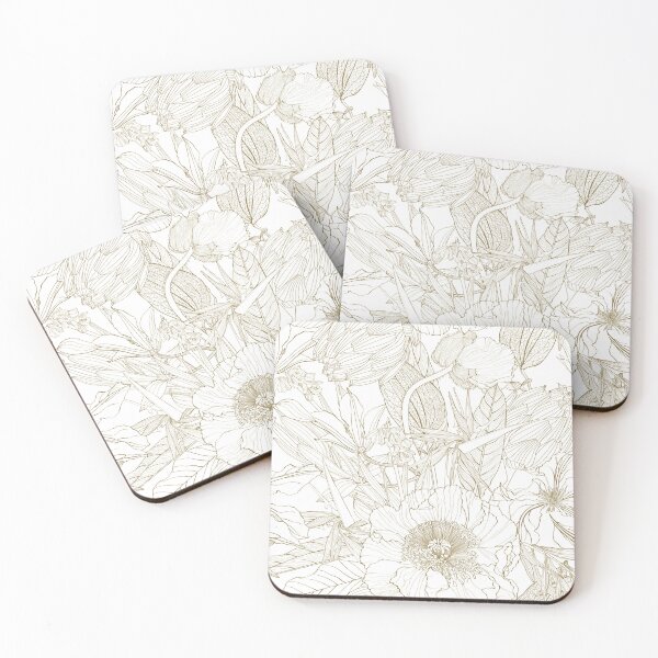 Item preview,  Flower poppy background. Flourish tiled ornamental texture with flowers. Spring floral garden. designed and sold by MatyKotiv.