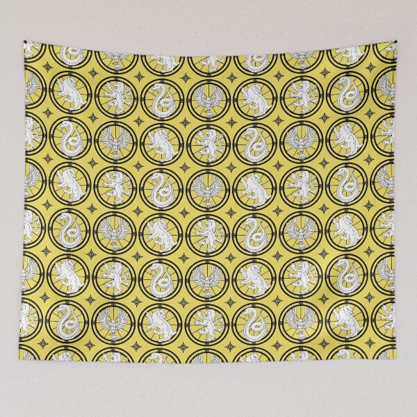 Item preview, HP - School House Crests Honey Badger Yellow designed and sold by Epicenter88.