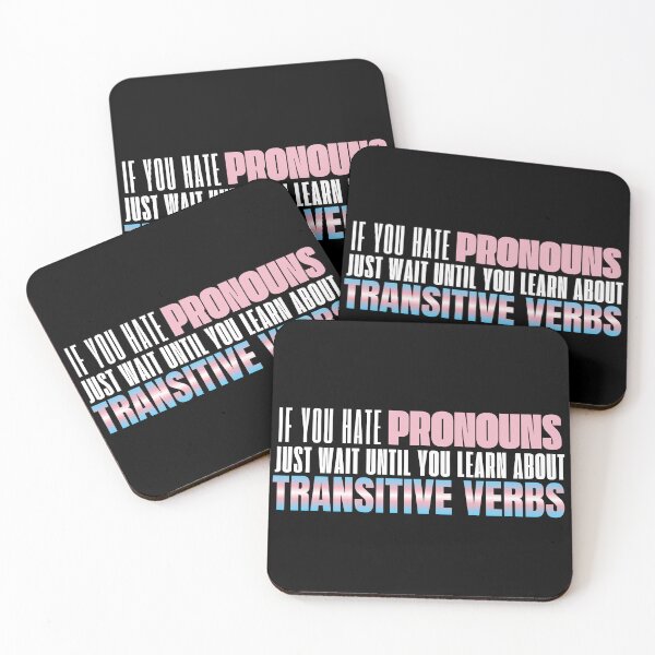 Item preview, Transitive Verbs - English Humor designed and sold by chaoticwhims.