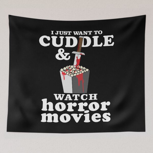 Item preview, I Just Want To Cuddle And Watch Horror Movies designed and sold by PNGShop.