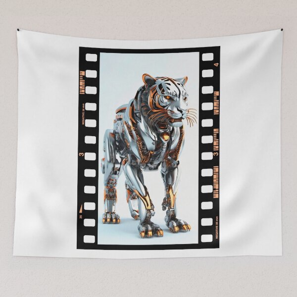 Item preview, Robot animals technology. Tiger. designed and sold by Drone-tees.