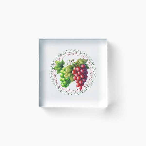 Item preview, Delicious Fresh Grapes in circles designed and sold by whee25.