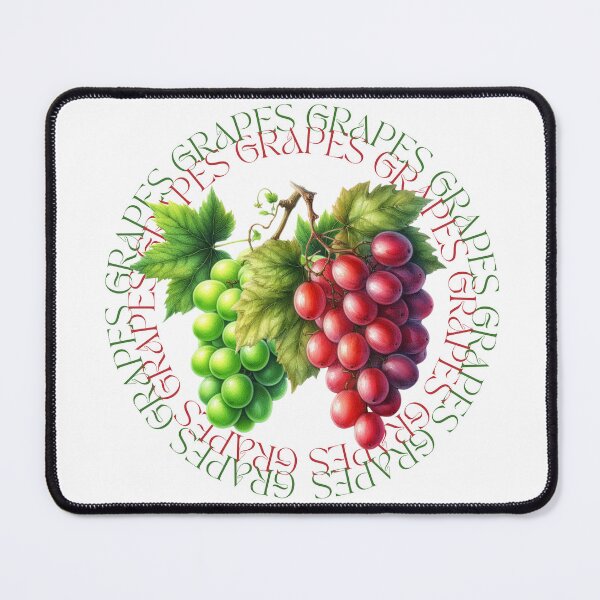 Item preview, Delicious Fresh Grapes in circles designed and sold by whee25.