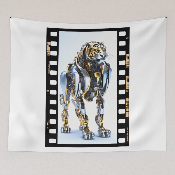 Item preview, Robot animals technology. Tiger. designed and sold by Drone-tees.
