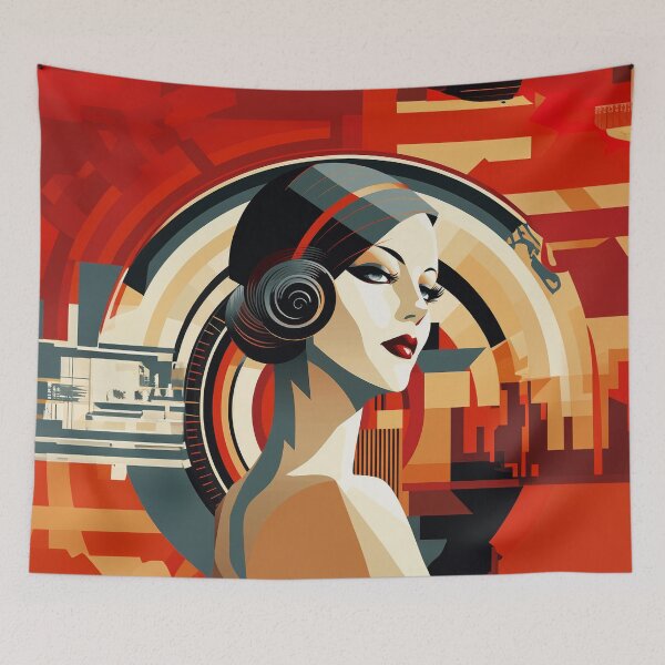 Item preview, Art-Deco-Woman-51 designed and sold by Made-by-Gus.