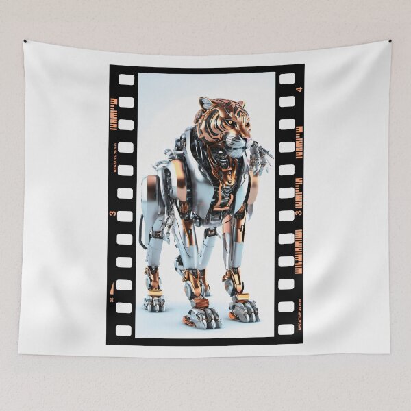 Item preview, Robot animals technology. Tiger. designed and sold by Drone-tees.