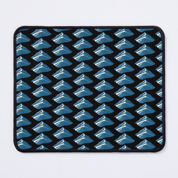 Item preview, Stylized Blue Mountain Illustration with Abstract Snow Cap designed and sold by artwaves.