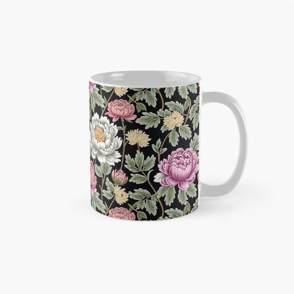 Item preview, Blossom trees with rose, peony, chrysanthemum. Jacobean embroidery style designed and sold by Giuseppe Cammino.