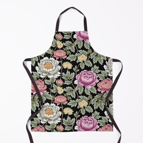 Item preview, Blossom trees with rose, peony, chrysanthemum. Jacobean embroidery style designed and sold by Giuseppe Cammino.