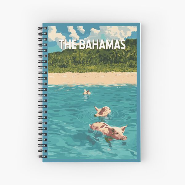 Item preview, Bahamas Illustration Travel Art Vintage designed and sold by KrisSidDesigns.
