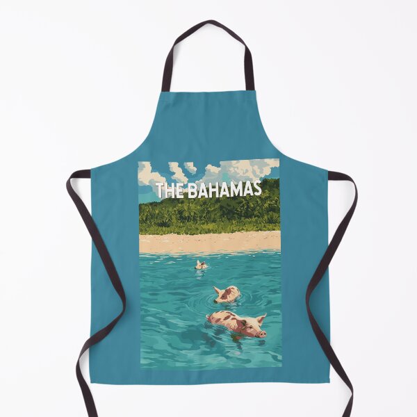 Item preview, Bahamas Illustration Travel Art Vintage designed and sold by KrisSidDesigns.