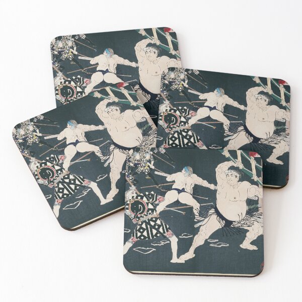 Item preview, Shinmei Sumo Riot – Tsukioka Yoshitoshi Ukiyo-e designed and sold by store-wasabi.