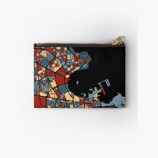 Item preview, Doha Qatar City Map Travel Poster designed and sold by Stadify.