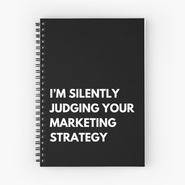 Item preview, I’m Silently Judging Your Marketing Strategy Funny Marketers Saying designed and sold by CuteLovelyDesigns.