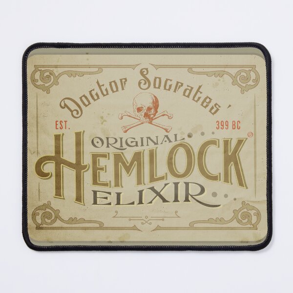 Item preview, Hemlock Elixir Socrates medicine poison label designed and sold by HaggisVitae.
