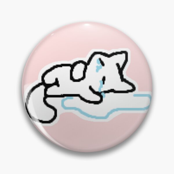 Item preview, cat melting on the floor designed and sold by kippicat.
