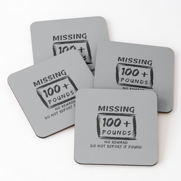 Item preview, Missing 100 Pounds – Body Positivity Fitness Humor  Art designed and sold by Zakrytos ★★★★★.
