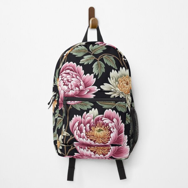 Item preview, Blossom trees with rose, peony, chrysanthemum. Jacobean embroidery style designed and sold by Giuseppe Cammino.
