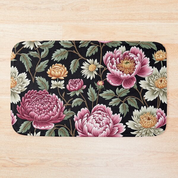 Item preview, Blossom trees with rose, peony, chrysanthemum. Jacobean embroidery style designed and sold by Giuseppe Cammino.