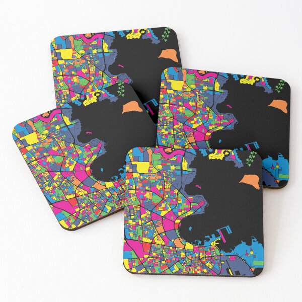 Item preview, Doha Qatar City Map Pop Art designed and sold by Stadify.