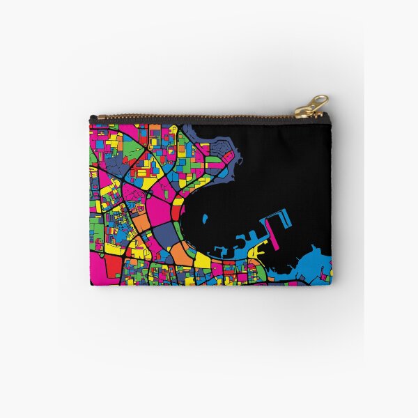 Item preview, Doha Qatar City Map Pop Art designed and sold by Stadify.