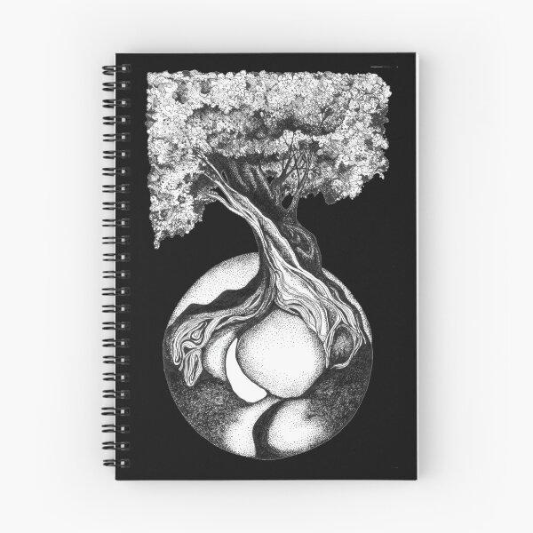 Item preview, Tree of Life – Fine Line Stipple Ink Drawing designed and sold by DanielleJScott.com.